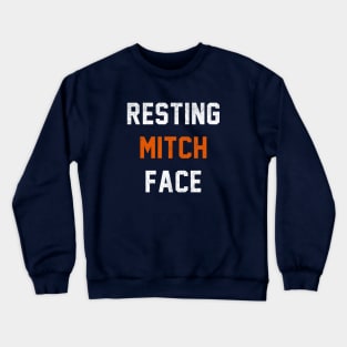 Resting Mitch Face Crewneck Sweatshirt